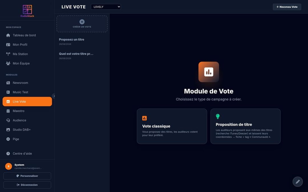 Live Vote